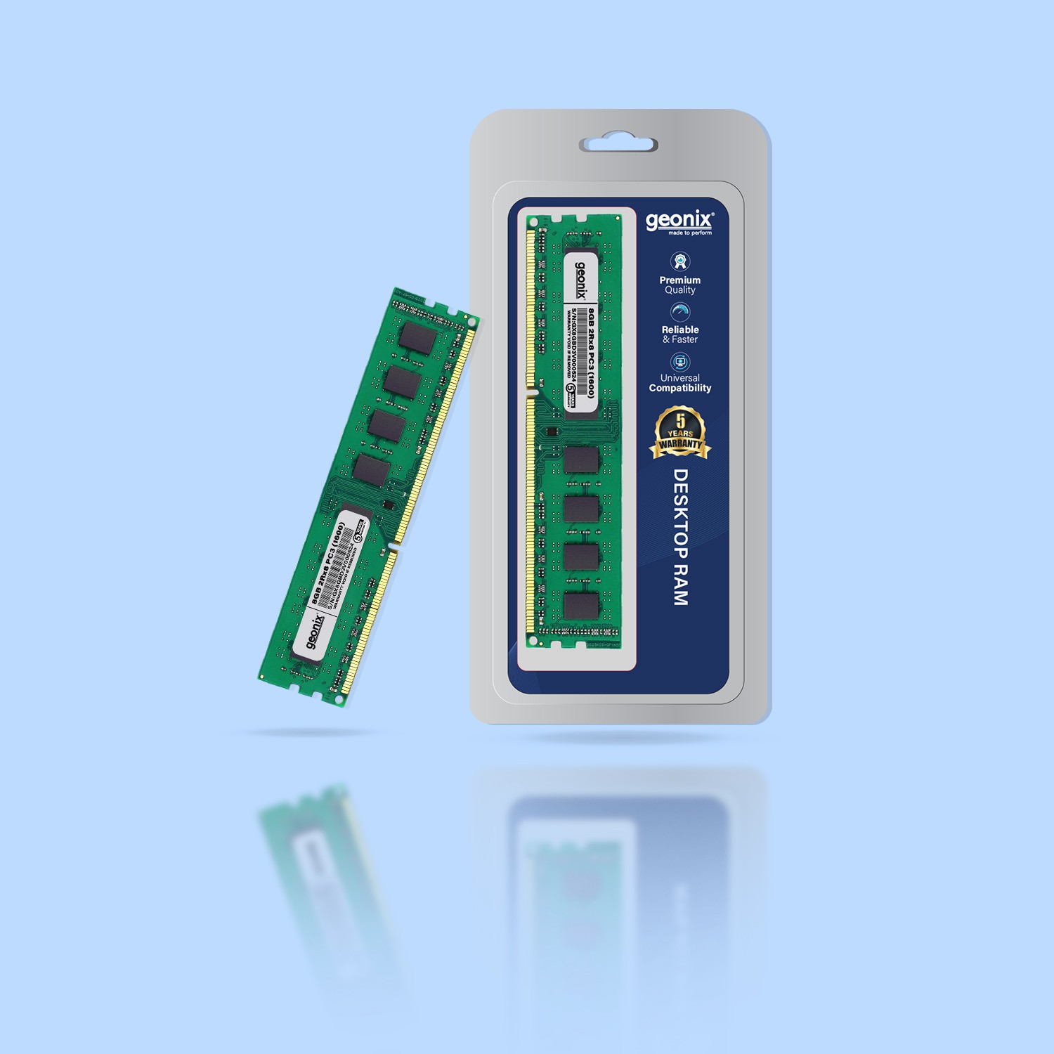 8GB DDR3 1600MHz RAM Memory Upgrade for Desktops