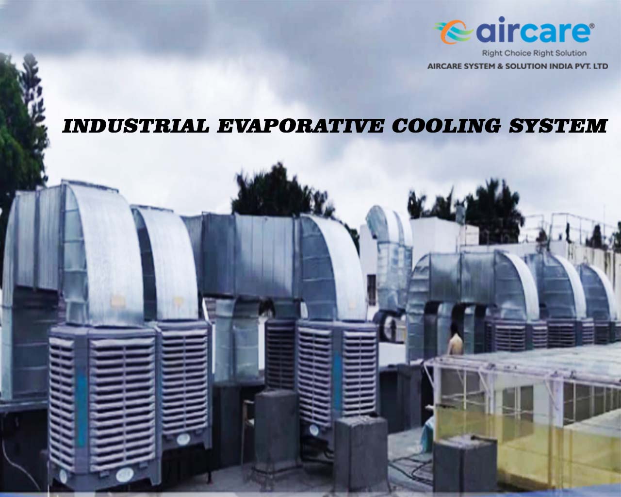 Industrial Evaporative Cooling System | Industrial Evaporative Cooling System supplier, Manufacturer in Pune, India