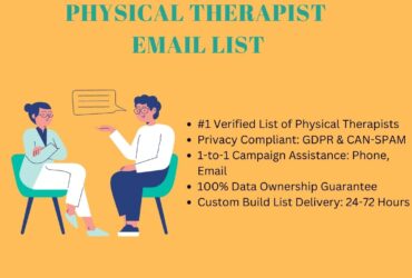 Buy Verified Physical Therapist Email List – Infoglobaldata