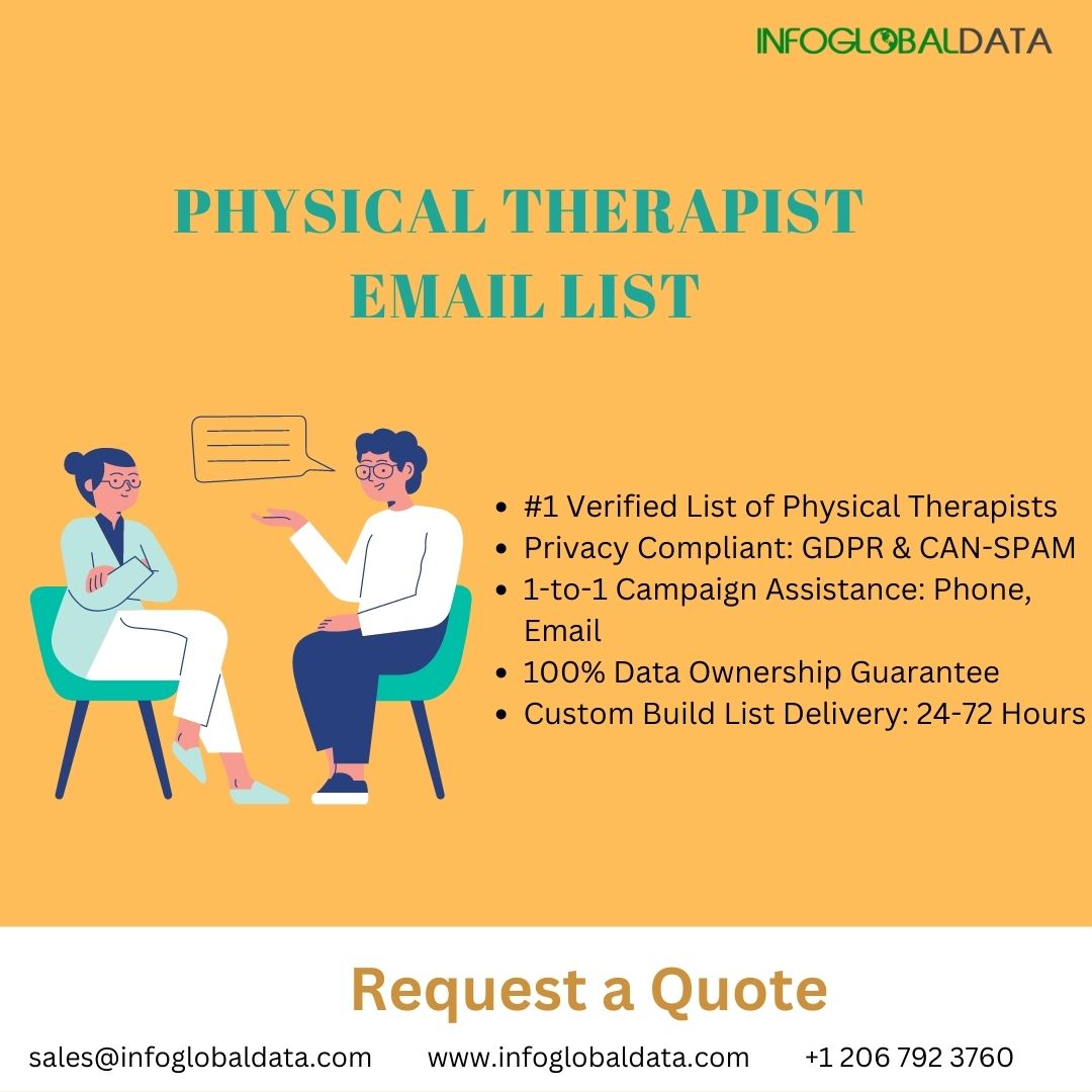Buy Verified Physical Therapist Email List – Infoglobaldata