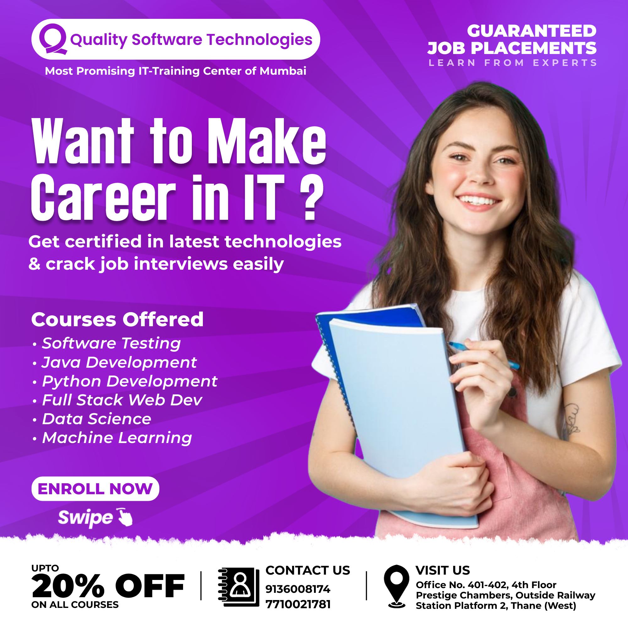 Best Software Testing Course in Thane – Kalyan @ Quality Software Technologies