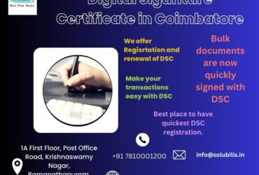 Digital Signature Certificate in Coimbatore | Get DSC in 1 Day | Solubilis