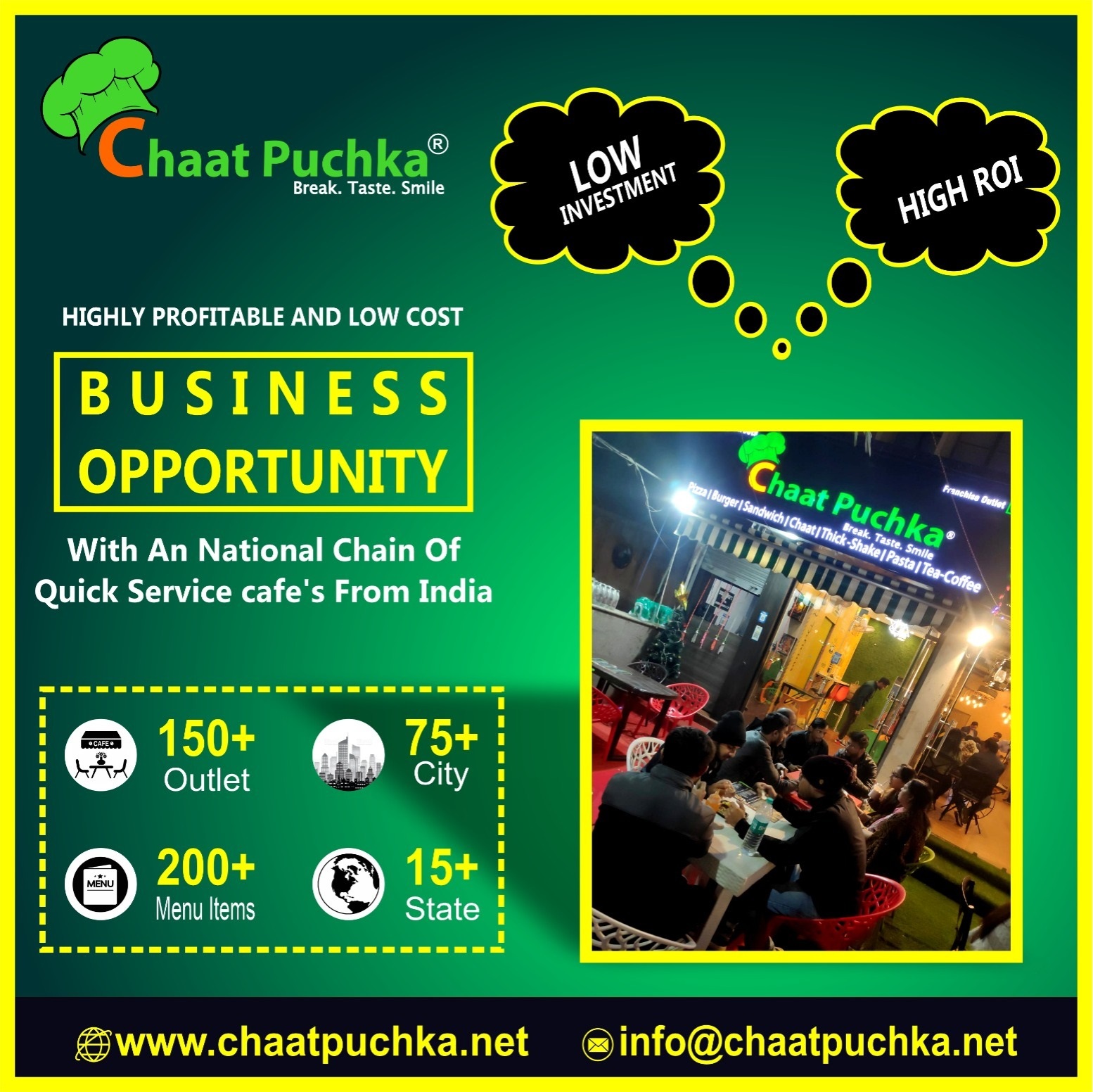 Start Your Food Business in India – Food Franchise