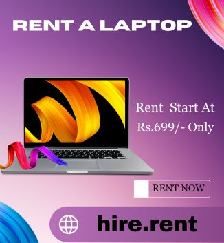 Laptop On Rent Starts At Rs.699/- Only