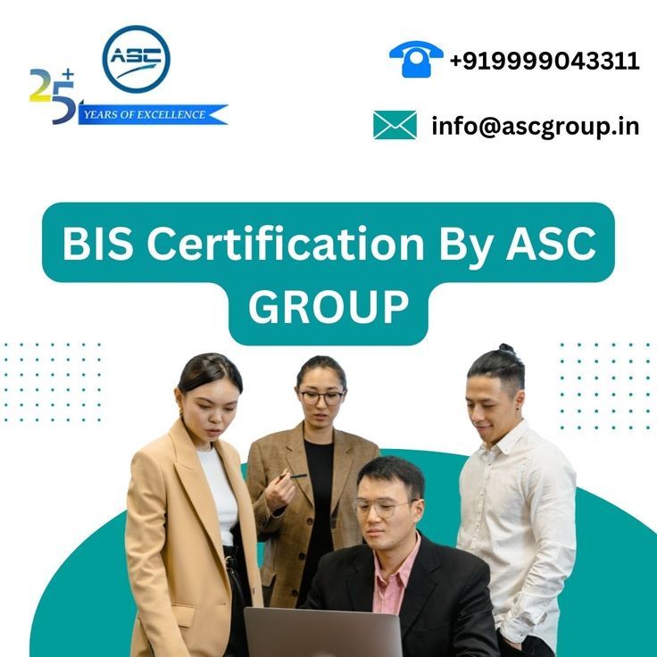 BIS certification is issued by the Bureau of Indian Standards (BIS) in India. ASC GROUP Help to Get BIS certification