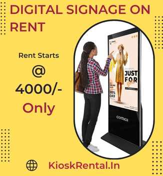 Rent A Digital signage start At Rs. 4000/-