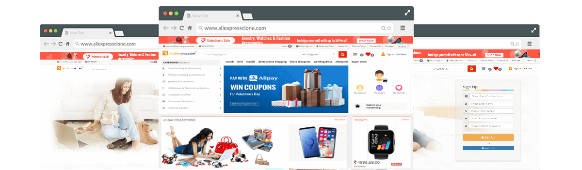 B2B Alibaba Marketplace Script App & Web