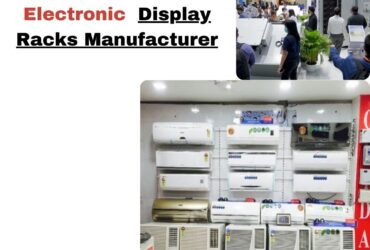 Wall Mounted Electronic Display Rack Manufacturer & Supplier in Delhi, India