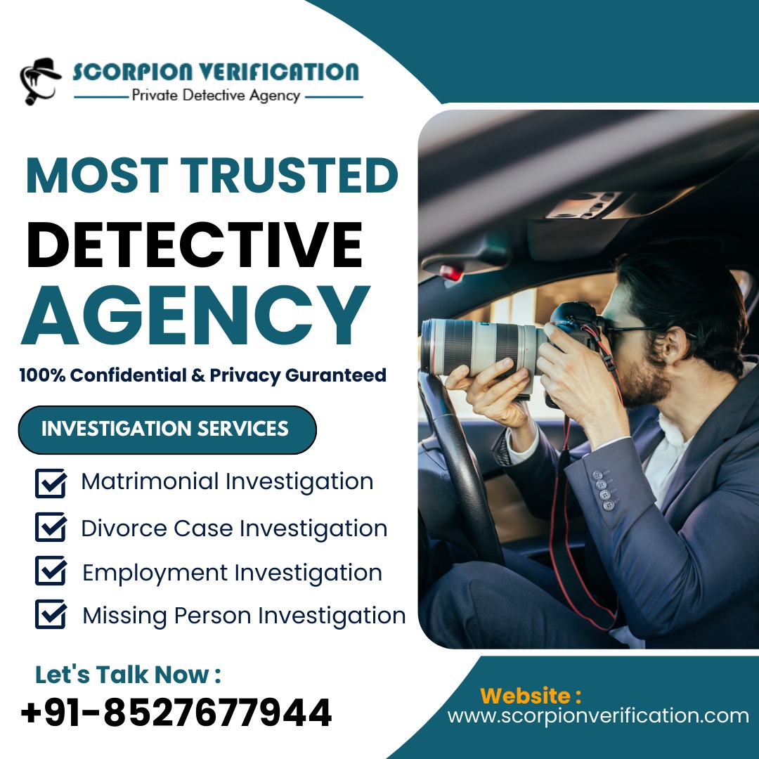 FASTEST GROWING PROFESSIONAL DETECTIVE AGENCY IN DELHI