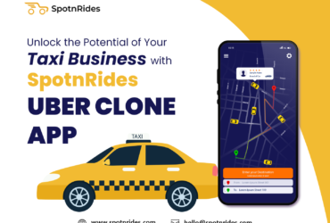 Taxi Booking App Development Services like Uber by SpotnRides
