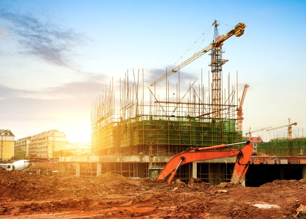 Building construction and infrastructure development in India