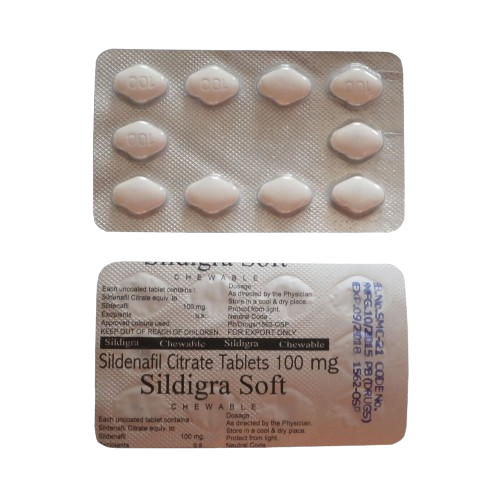 Buy Sildigra Soft 100mg (Sildenafil soft 100mg) Low Price Tablets