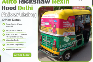 Auto rickshaw advertising in Delhi