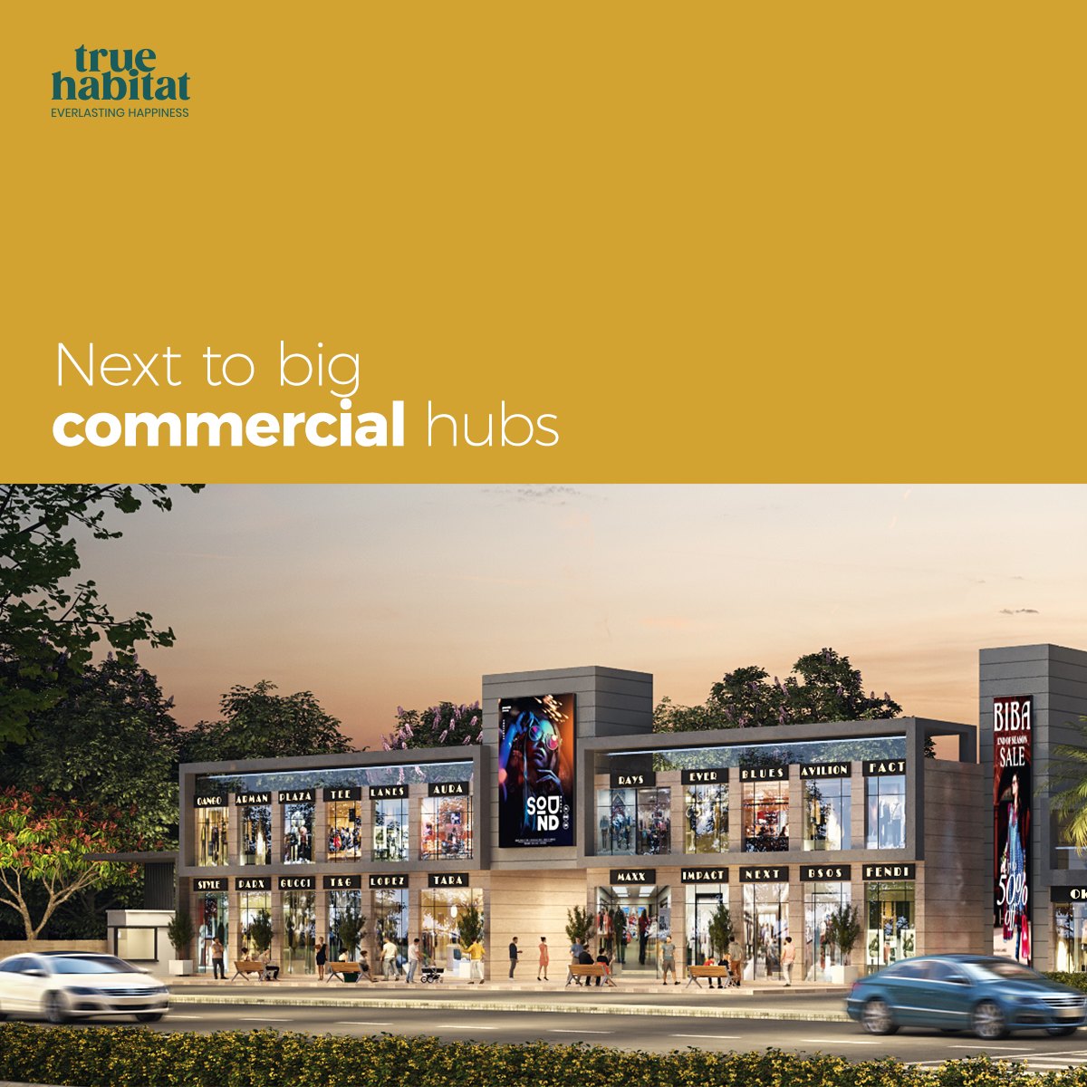 Double Height Society Shops In Gurgaon