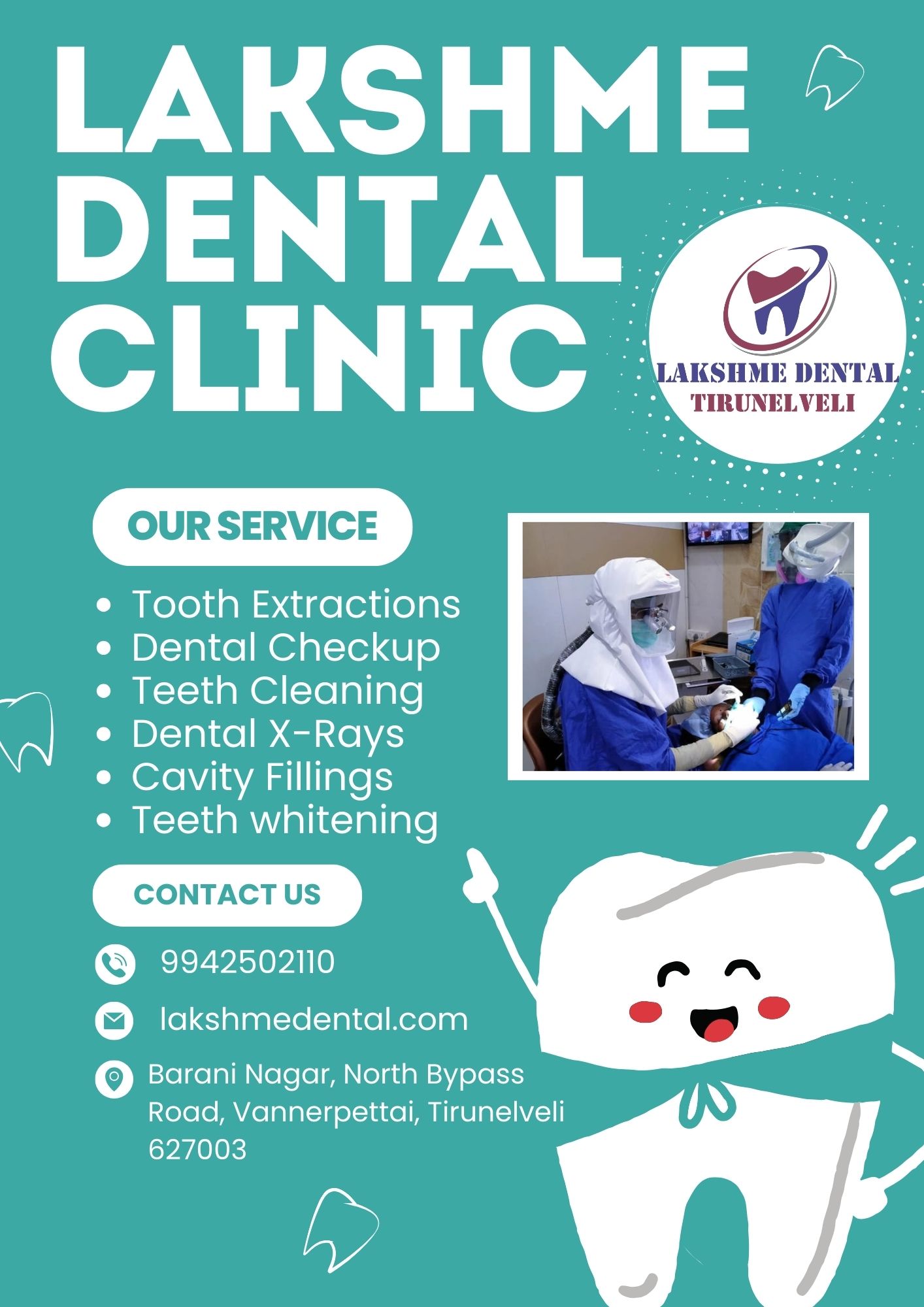 Best Dental Clinic in Vannarpettai – Lakshme Dental