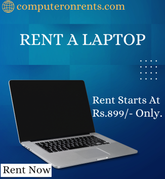 Laptops On Rent Starts At Rs.899/- Only In Mumbai