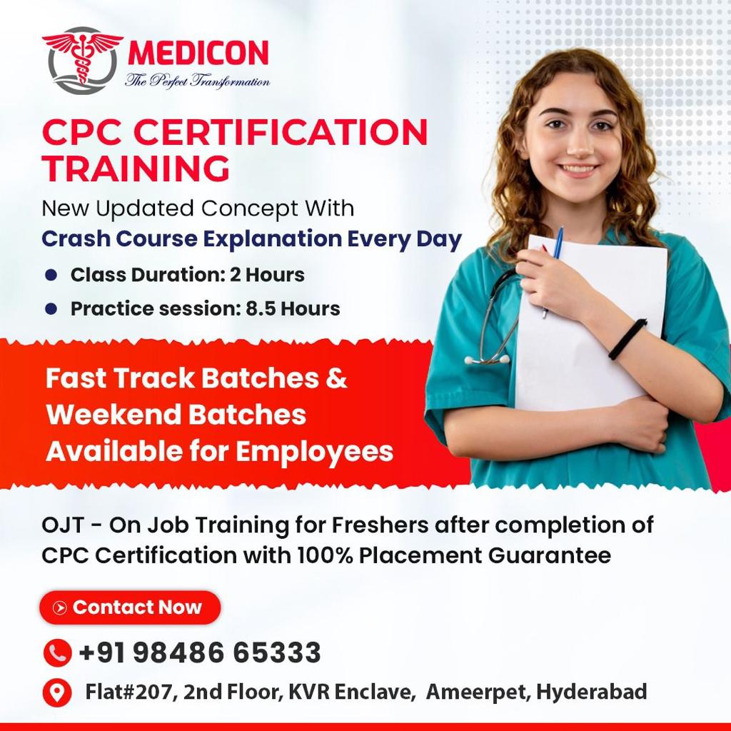 BEST MEDICAL CODING INSTITUTE IN HYDERABAD AMEERPET