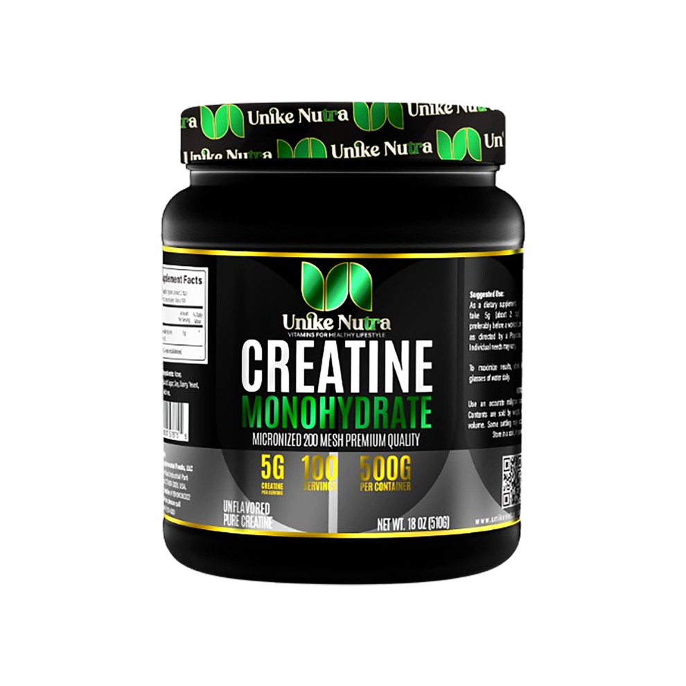 Creatine Monohydrate Micronized 200 Mesh Powder | Unike Nutra