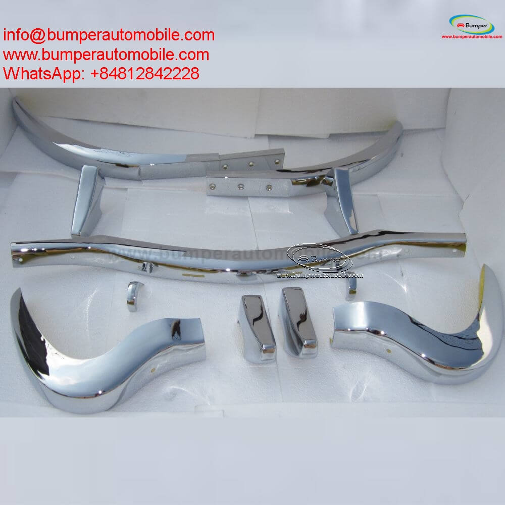 Mercedes 300SL Roadster bumpers (1957-1963) by stainless steel