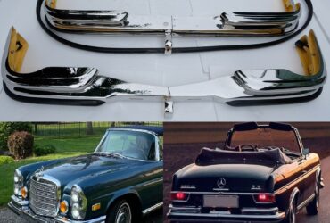 Mercedes W111 W112 low grille models 280SE 3,5L V8 Coupe/Cabriolet bumpers (1969-1971)