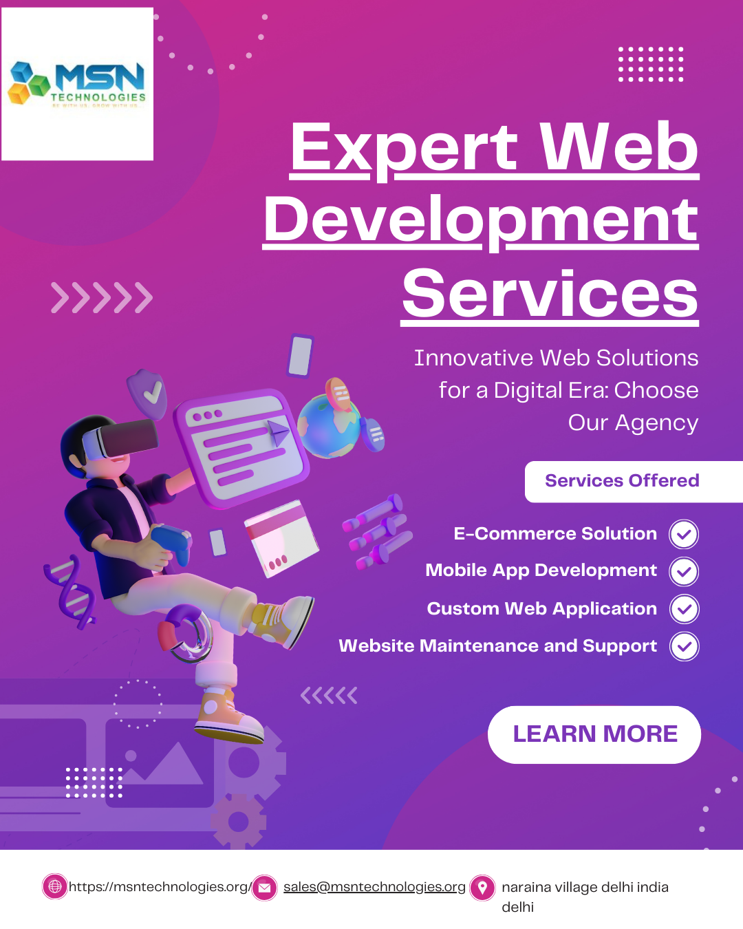 Professional Web Development Services In Nagafgarh