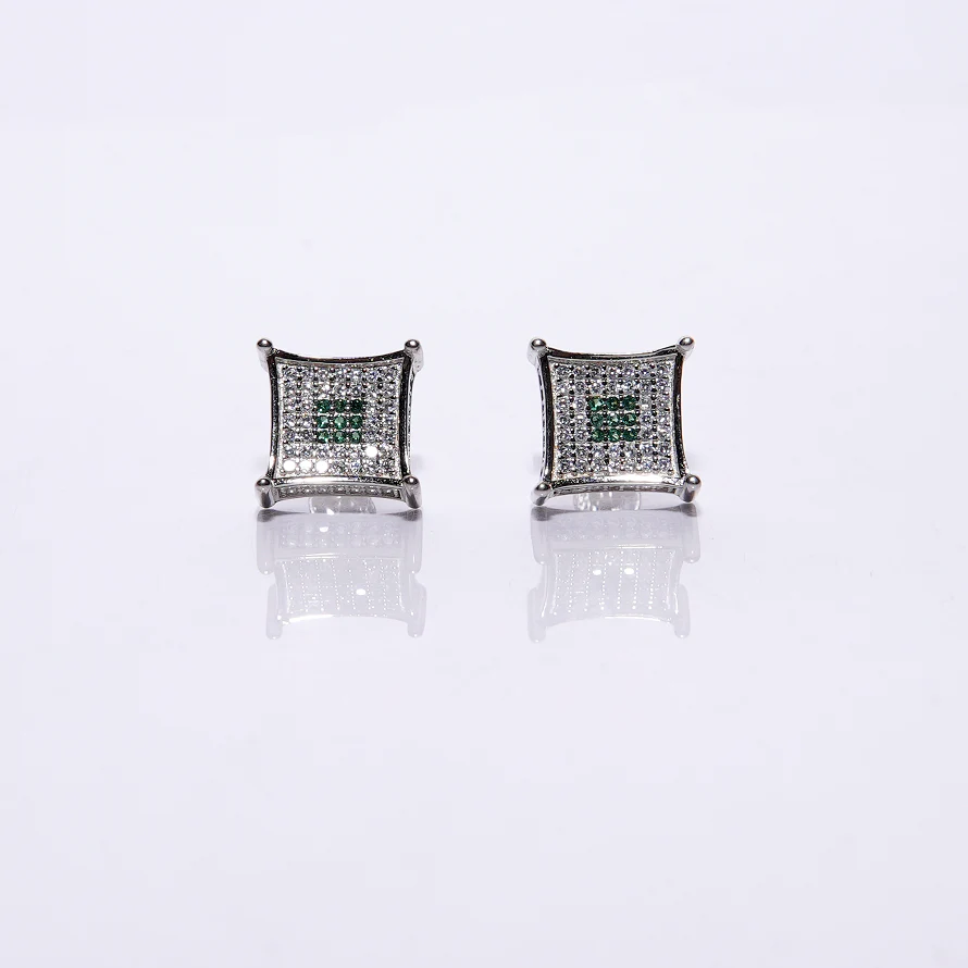 Men Silver Stud online | Silver Earring for Men | Versavia