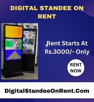 Digital Standee On Rent Starts At Rs.3000/- Only In Mumbai