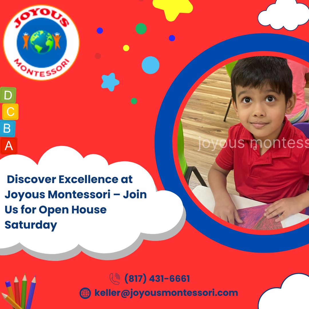 Explore Joyous Montessori at Our Open House This Saturday 🌟