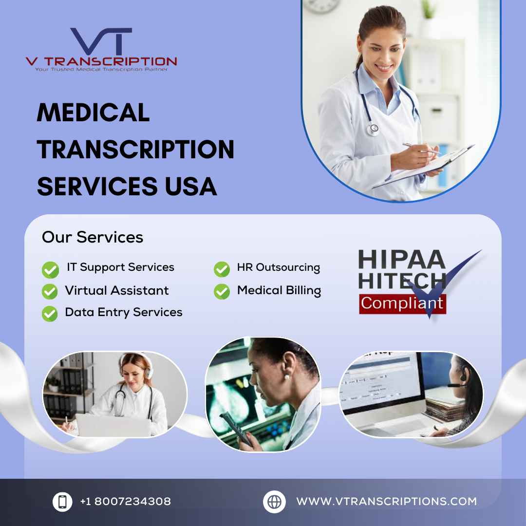 Medical Transcription Services USA | Vtranscription