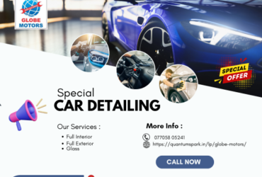 Globe Motors | Car Washing Center | Car Denting & Painting Services