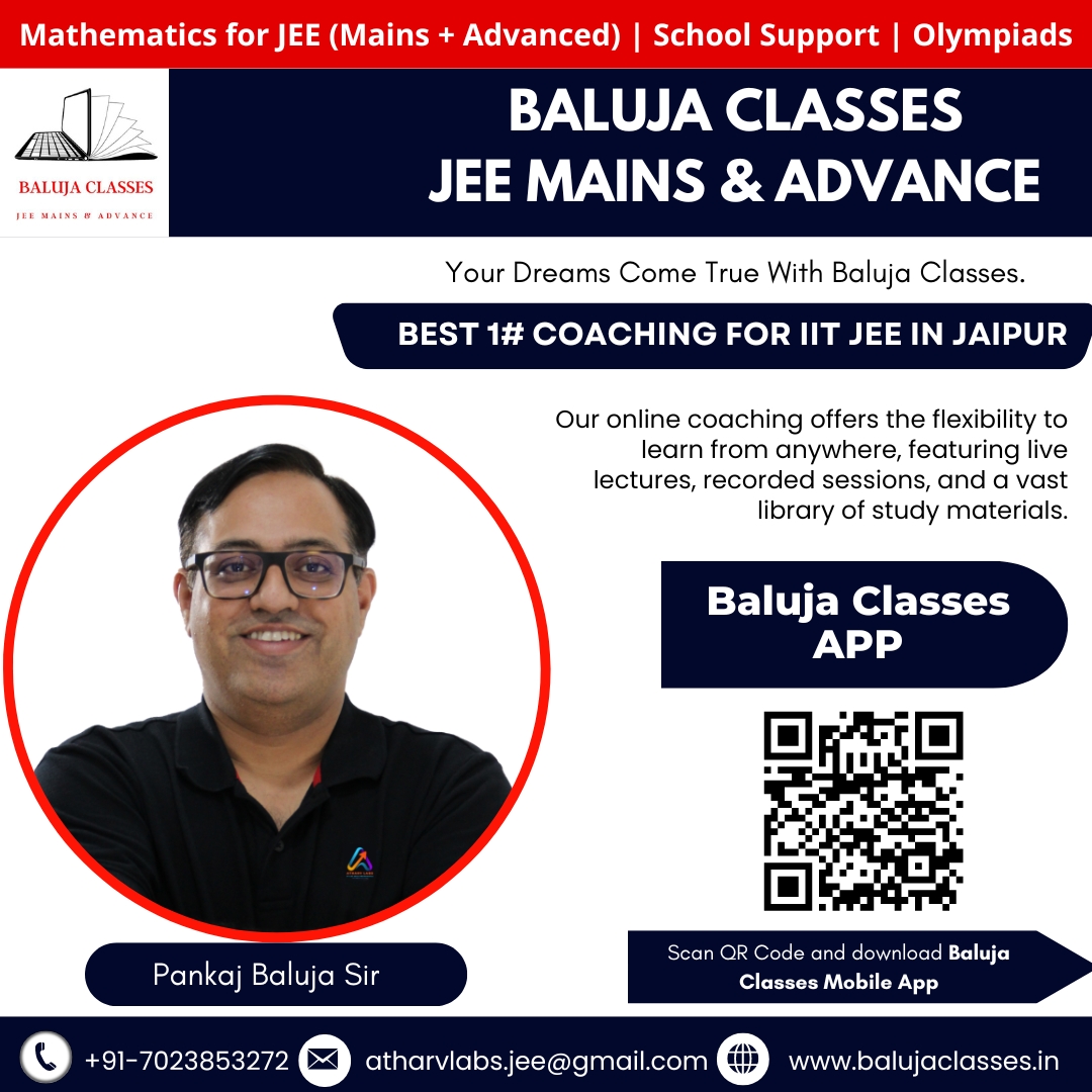 Premier JEE Coaching and 11th-12th Maths Tuitions in Jaipur