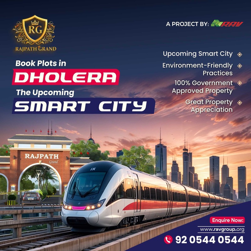 Book your Residencial plot in Dholera With RAV Group