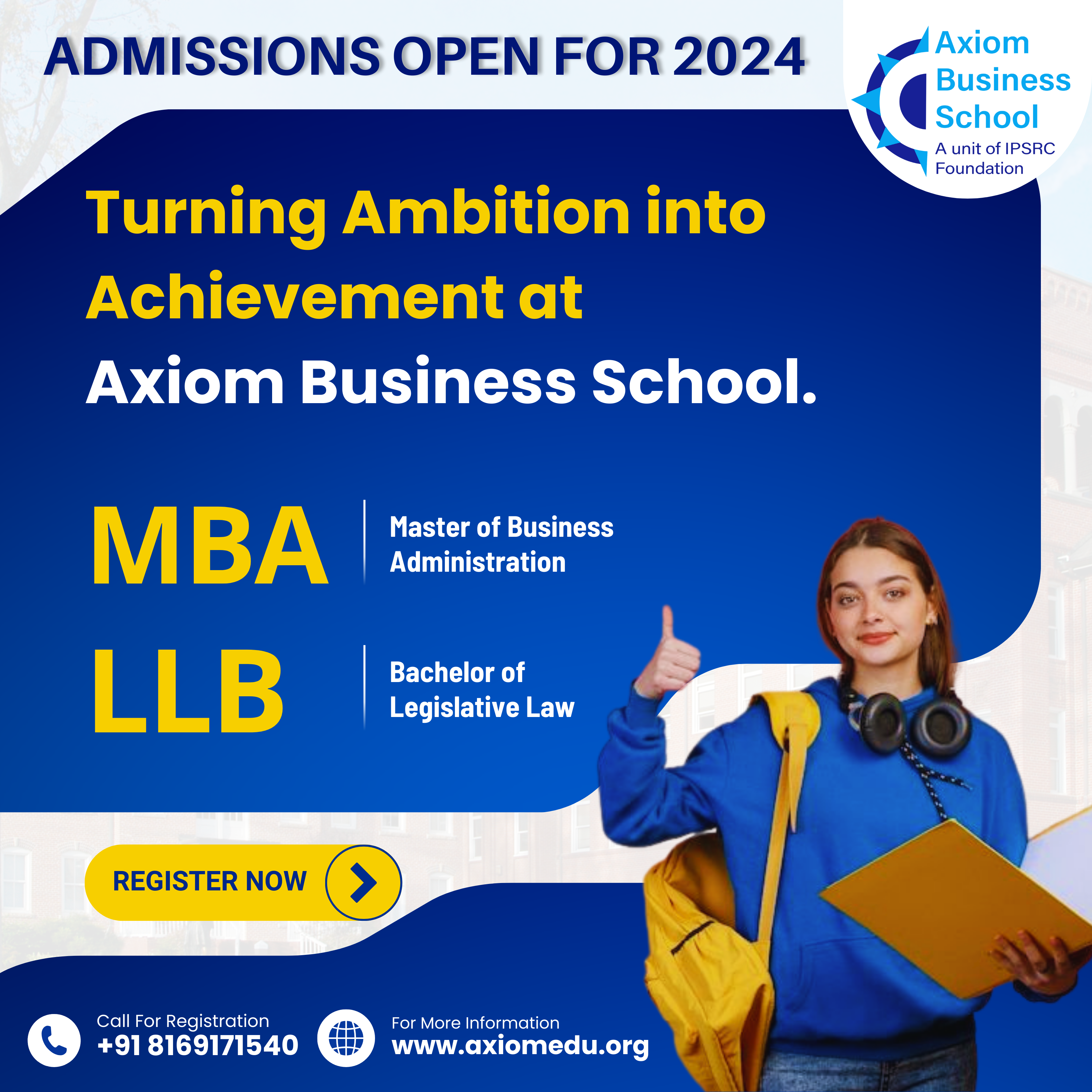 MBA Admission Open 2024 | MBA Course | BBA Course – Axiom Business School