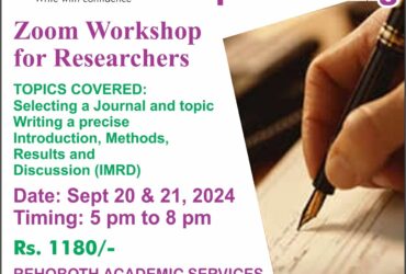 Research Paper Writing Workshop