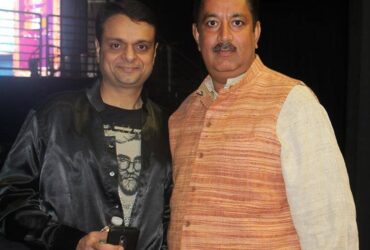 Sarvesh Kumar Dharayan with Indian Singer and Actor Devang Patel