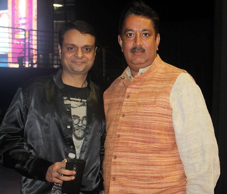 Sarvesh Kumar Dharayan with Indian Singer and Actor Devang Patel