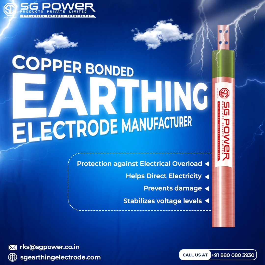 Copper bonded earth electrode manufacturers